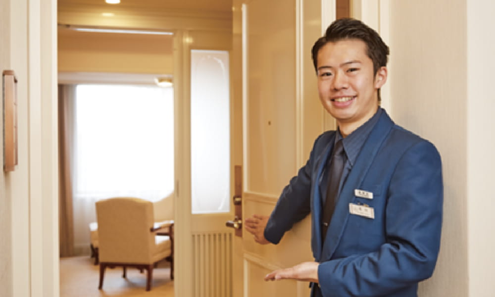 お部屋についたら室内の説明を
