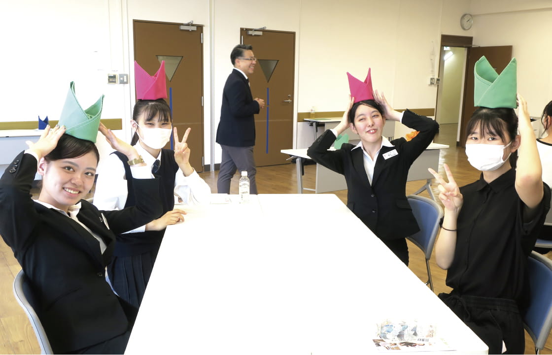 かわいいナフキン折りを習得！