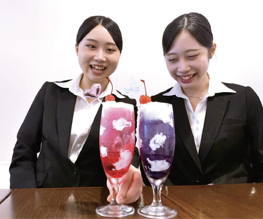 フロートで乾杯